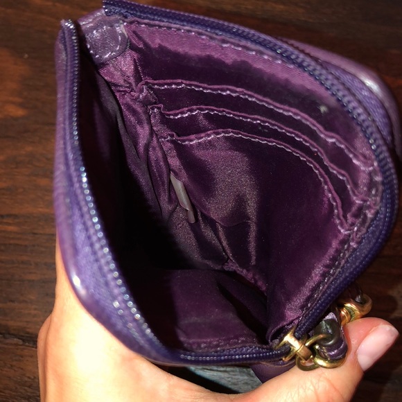 Coach leather cellphone holder/ wallet - Picture 4 of 4